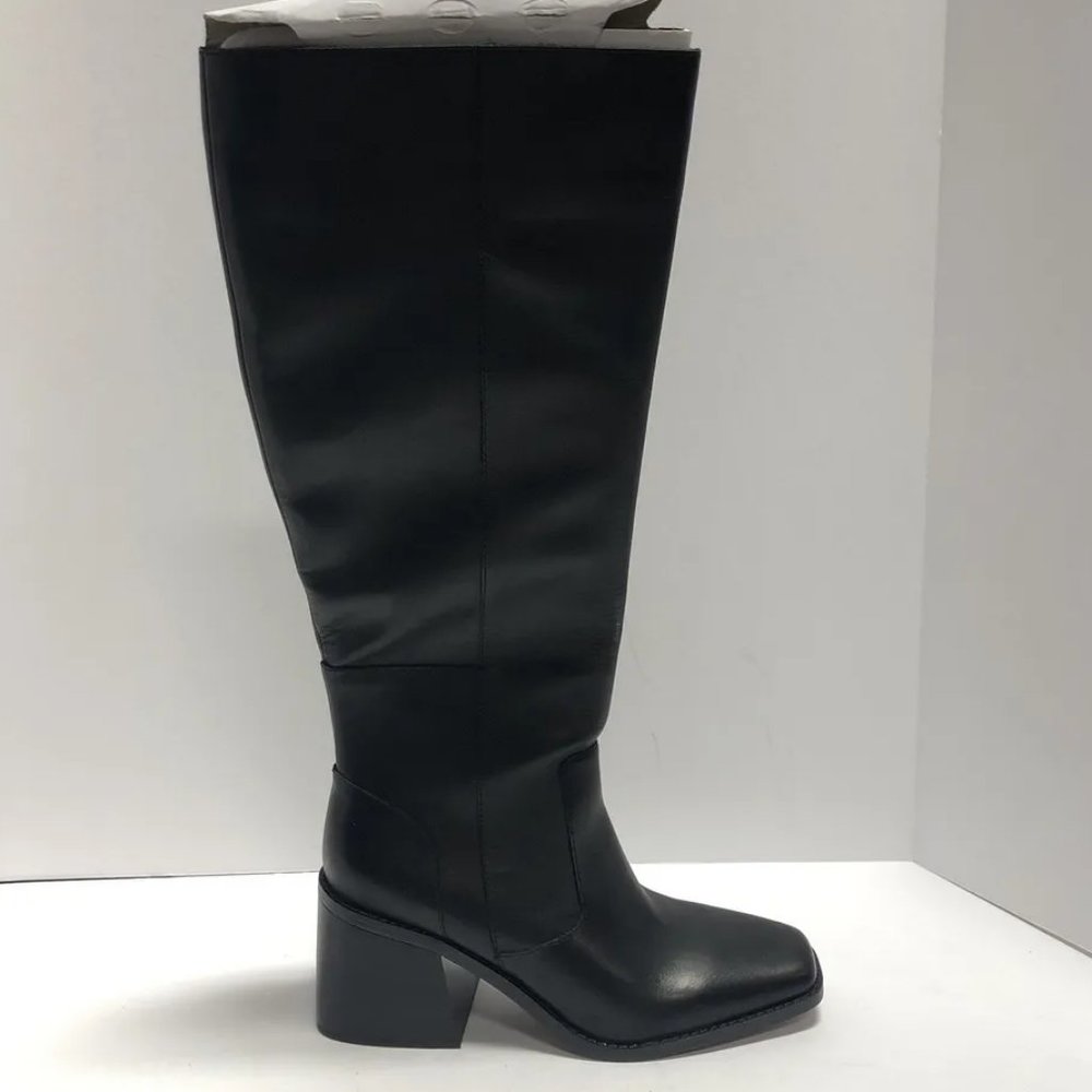 Vince Camuto Women’s Seshon, Black Knee High Boots, Size 8.5 M